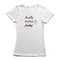 thumbnail image 1 of T-shirt Blanc pour Femmes "Aunts Are Like Moms With Extra Frosting Graphic", 1 of 1