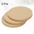 thumbnail image 3 of Uxcell 2pcs 4 Inch Wood Circles for Crafts, 0.31 Inch Thick Unfinished Blank Wooden Rounds Slice Cutouts, 3 of 7