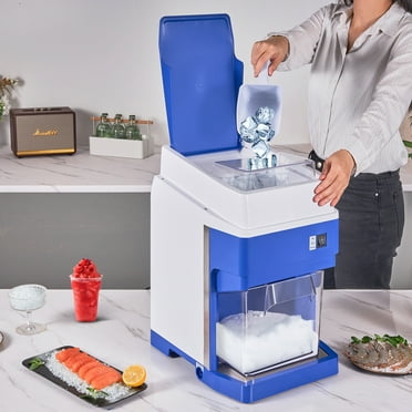 BENTISM Commercial Ice Shaver 265lbs/Hr Ice Crusher Snow Cone Machine 300W