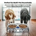 thumbnail image 4 of Iconic Pet Elevated wired pet double diner - Medium- 32 Oz, 4 of 8