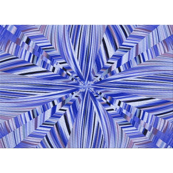 Ahgly Company Machine Washable Indoor Rectangle Transitional Jeans Blue Area Rugs, 2' x 5'