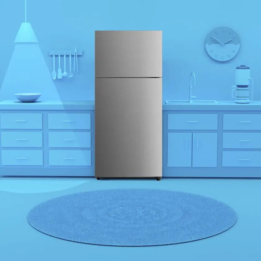Element 18.0 cu. ft. Top Freezer Refrigerator, ENERGY STAR - Stainless Steel (ERT18CSCS)