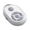 thumbnail image 1 of Página del teléfono que gira el obturador de la cámara Selfie Controller compatible con Bluetooth (blanco), 1 of 2