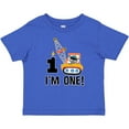 thumbnail image 3 of Inktastic First Birthday Construction Truck 1 Year Old Boys Baby T-Shirt, 3 of 5