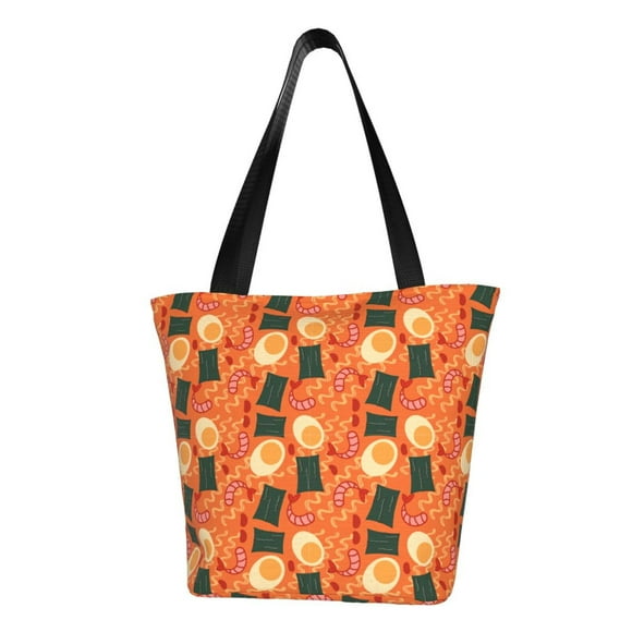 Disketp Ramen Noodle Soup Bolsa de Hombro Casual para Mujer, Bolso Cruzado para Compras, Viajes y Uso Diario