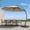 Champagne-Upgraded, variant on 10x10FT Patio Umbrella with Base, Large Square Cantilever Umbrella Heavy Duty Offset Hanging Umbrella with 360° Rotation for Market, Pool, Garden, Backyard (Beige 10x10FT)