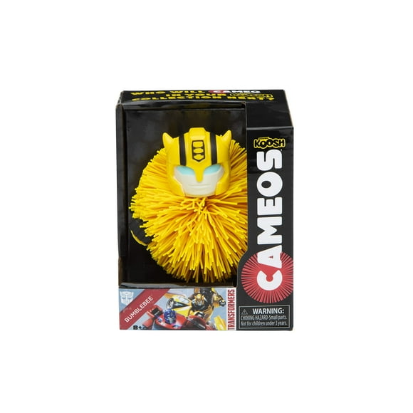 Koosh Cameos - Bumble Bee - Transformers - Tactile Fidget Ball Fan Gift Toy Collectible for Adults and for Kids, for Ages 8 Plus