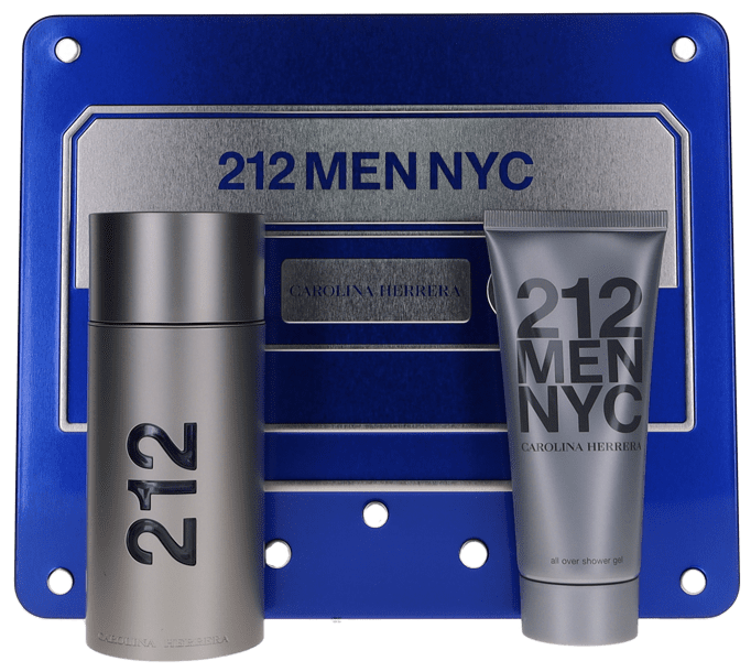 Carolina Herrera 212 Gift Set for Men, Woody Musk Perfume