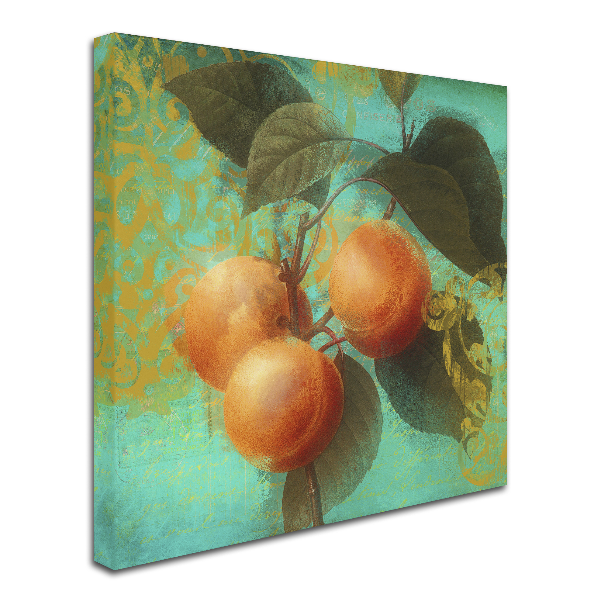 Trademark Fine Art "Glowing Fruits II" Canvas Art by Color Bakery