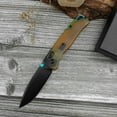 thumbnail image 3 of Folding Pocket Knives,3.15"440C Steel Blade and Ultem Handle with Pocket Clip, EDC Knife for Indoor Ourdoor, 3 of 6