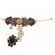 thumbnail image 1 of de encaje negro, guantes sin , encaje floral ajustable vintage con , de de flores para mujer, , accesorios, 1 of 8