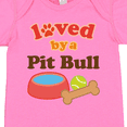 thumbnail image 4 of Inktastic Pit Bull Loved by a (dog Breed) Boys or Girls Baby Bodysuit, 4 of 5