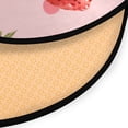 thumbnail image 3 of 36.2 Inch Round Floor Mat Strawberry and Pink Polka Carpet Decor Rug for Living Room Bedroom, 3 of 6