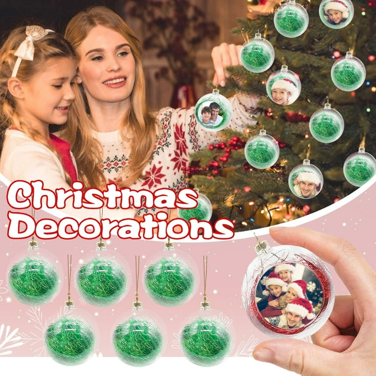 NEGJ all Ornaments Christmas Decorations Tree Balls Christmas Tree