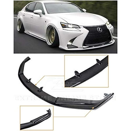 - Extreme Online Store for 2016-Present Lexus GS-Series | EOS JDM Lexon Style Carbon Fiber Front Bumper Lower Lip Splitter