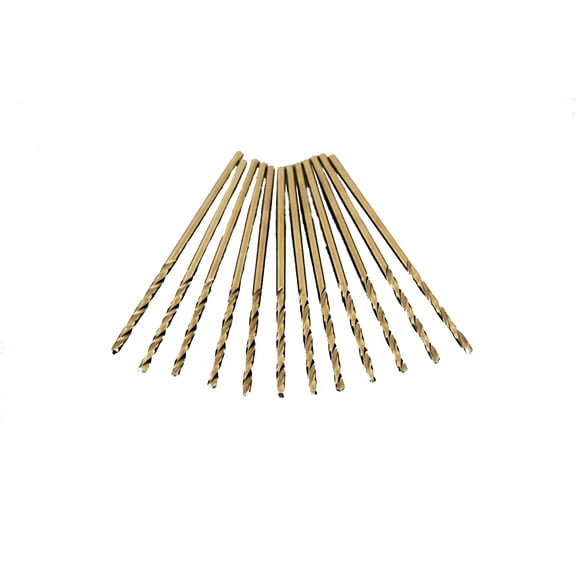 TEMO 12 pc 1/16 Inch Cobalt 135 Degree Jobber Drill Bit 3.5 Inch Length