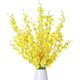 thumbnail image 1 of 12Pcs Yellow Artificial Gypsophila Flowers, Artificial Orchids Flowers Silk Fake Dancing Orchids Bouquet (Yellow), 1 of 3
