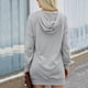 thumbnail image 2 of Vestido Con Capucha, Vestido De Sudadera Con Cordón Casual Suave Estampado Para Fiesta De Vacaciones ANGGREK No, 2 of 6