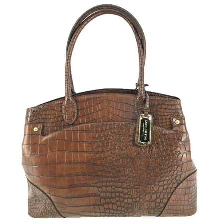 Croco Pocket - LONDON FOG WOMENS PURSE - MAHOGANY CROCO