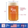 thumbnail image 4 of Not Amooosed - Beer Can Pint Glass - Funny Cow Gifts & Decor - 16 Ounce, 4 of 4