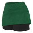thumbnail image 5 of GigrtiJin 2-13 Years Toddler Girls Skort Solid Color High Waist Running Skirt Casual Sport Skirt for Children, 5 of 6