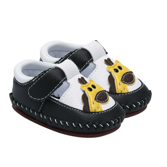 GOOHOCHY  Wearable Baby Shoes Toddlers Kids for Boys Child Girl Black
