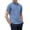 Haze Blue, variant on Men'S Po-Lo Shirt Solid Color Short-Sleeve Business Casual T-Shirt White XL