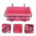 thumbnail image 4 of OUNONA 1 Set Flower Pot Rack Iron Pink for Balcony Garden Homeowners, 4 of 8