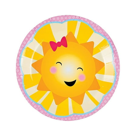 You Are My Sunshine Dessert Plates (8Pc) - Party Supplies - 8 Pieces