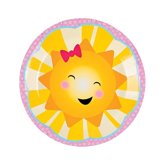 You Are My Sunshine Dessert Plates (8Pc) - Party Supplies - 8 Pieces
