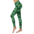 thumbnail image 2 of EHRWE High Waisted St.Patrick's Day Leggings for Women Shamrock 2024 Casual Stretchable Printed Tight Lifting Fitness Leggings Yoga Pants, 2 of 5