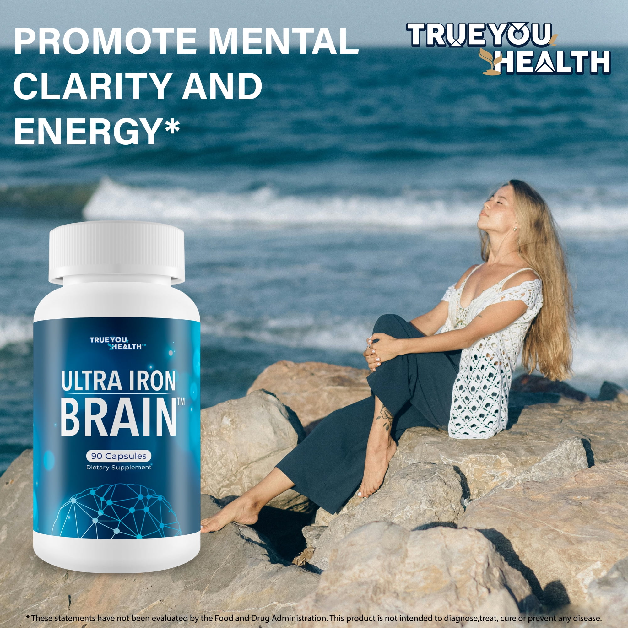 Ultra Iron Brain - Improved Memory Formula - Our Best Iron Brain Cognitive Support Supplement - Advanced Brain Booster Focus Supplement - Mental Alertness & Focus Supplements - Mental Focus Vitamins
