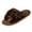 Coffee, variant on EKVAHL Women's Fuzzy Open-Toe House Slippers with Memory Foam - Leopard Print Cheetah Plush Cozy Cute Slipper Indoor/Outdoor Soft Slip On Slides Gifts for Women Mom Her Ladies