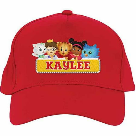 Personalized Daniel Tiger's Neighborhood Group Red Baseball Hat