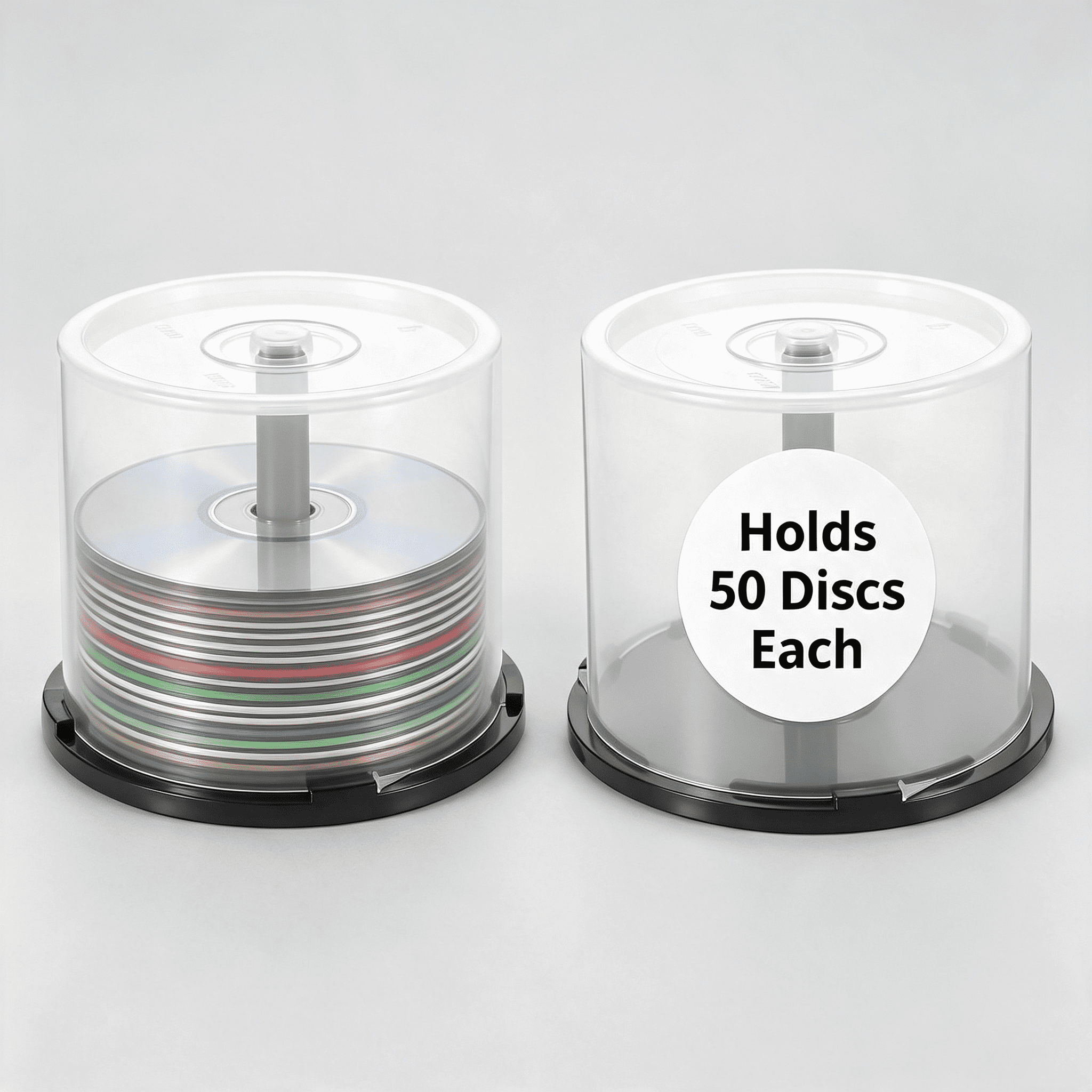mDesign Plastic DVD, CD, Movie Organizer Box - Versatile