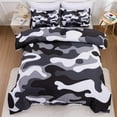 thumbnail image 2 of NTBED Camouflage Bedding Set Colorful Pattern Full Comforter Set for Kids Teens Adults Gray, 2 of 6
