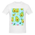 thumbnail image 4 of Bingfone Cartoon Avocado Men'S Loose Fit Short-Sleeve Pocket T-Shirt, 4 of 7
