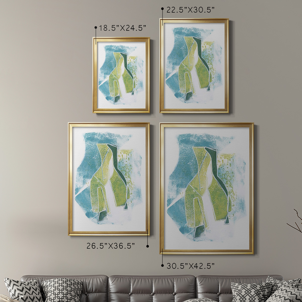 Jubilee Jugs III Premium Framed Print, in Gold, Black, or Silver - Ready to Hang