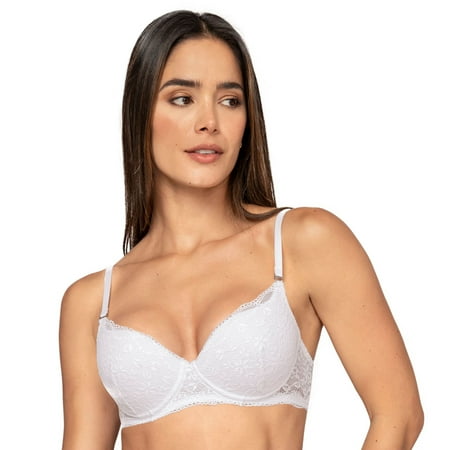 LeSensuel Lace Bra Light Padded Push Up Bra Multiway Straps Womens Bras with Underwire