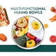 thumbnail image 3 of Cuencos para Mezclar, JASUVII Juego de Tazones/Bowls de 7 Piezas, Bowls de Cocina con Tapas Herm&eacute;ticas, Ensaladera acero inoxidable, Ideal para Hornear, Mezclar, Ensalada, Servir y Preparar, 3 of 7
