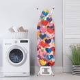 thumbnail image 3 of HELLHERO Soft Ironing Board Cover, Hearts Ironing Board Cover, Non Stick Scorch and Stain Resistant Standard Size 15x54 Inch with Elastic Edges, 3 of 5