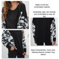 thumbnail image 5 of Femmes Pull-Over, Femmes Manches Longues Top Femmes Sweat-Shirt Femmes Manches Longues Top Haute Performance Haut de Gamme, 5 of 5