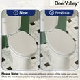 thumbnail image 6 of DV-2F0143 21inch High Two-Piece Toilet, Extra Tall Toilet Comfortable SeatHeight 1.28 GPF Elongated Floor Mounted (Seat Included), 6 of 21