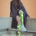 thumbnail image 3 of 4 Pairs Copper Compression Socks for Women & Men Circulation 15-20 mmhg - Better Blood Flow, Swelling, Best Support for Medical, Running, Nursing, 3 of 8