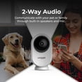 thumbnail image 5 of Waggle RV Mini cámara para mascotas AI, 1080p HD, giro e inclinación, alertas de movimiento, audio bidireccional, visión nocturna, cámara para mascotas con control de aplicación, tarjeta SD incorporad, 5 of 5
