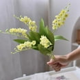 thumbnail image 5 of Artificial Lily Of The Valley,Artificial Flowers for Decoration,Faux Flowers Plant,Fake Bell Flowers Wind Chime Orchid Bouquet May Flower for Home Garden Wedding Indoor Party Decor, 5 of 7
