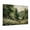 B, variant on XaaKee Art Prints Misty Woods Tranquil Nature Scenery Modern Canvas Wall Art Inner Framed 18*12Inch
