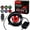 6 Mode A-1PC, variant on Demon Eye Headlights, LED Headlight Kit with 6/33 Light Modes, Realistic Moving Car Headlight with Wireless Remote, 12V–36V DC Compatibility