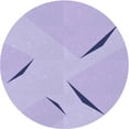 thumbnail image 1 of Ahgly Company Indoor Round Patterned Purple Mimosa Purple Area Rugs, 6' Round, 1 of 6