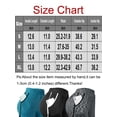 thumbnail image 3 of Women 2 in 1 Sports Shorts Fitness Running Sport Shorts Workout Training Yoga Gym Shorts With Pockets, 3 of 5